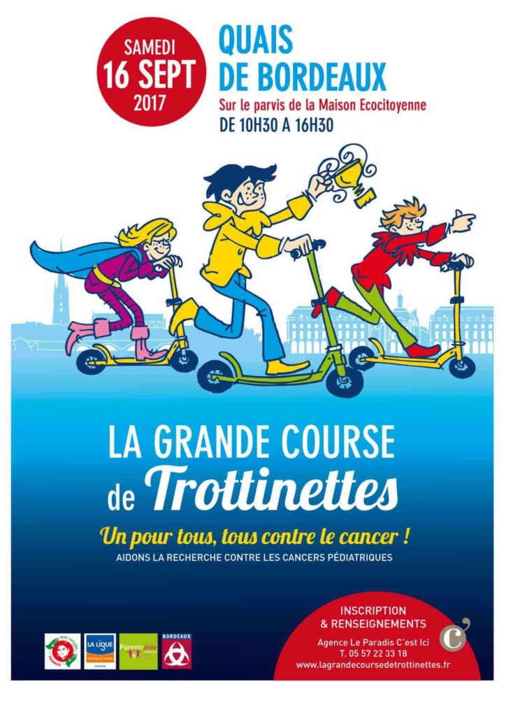 Grande course de trotinnettes