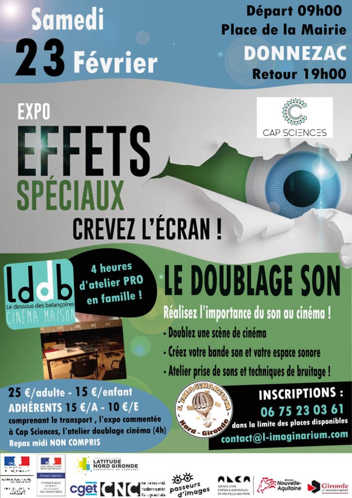 Sortie Cap Sciences et Atelier "Doublage Cinéma" enfantbordeaux.fr