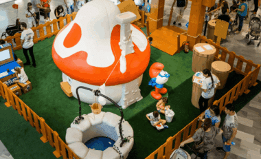 village des schtroumpfs 